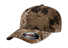 Flexfit Veil Camo 6-Panel Structured Fitted Baseball Cap | 6277VC-PD-SM