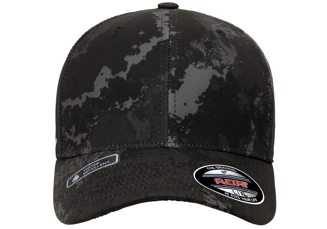 Flexfit Veil Camo 6-Panel Structured Fitted Baseball Cap | 6277VC-PD-SM