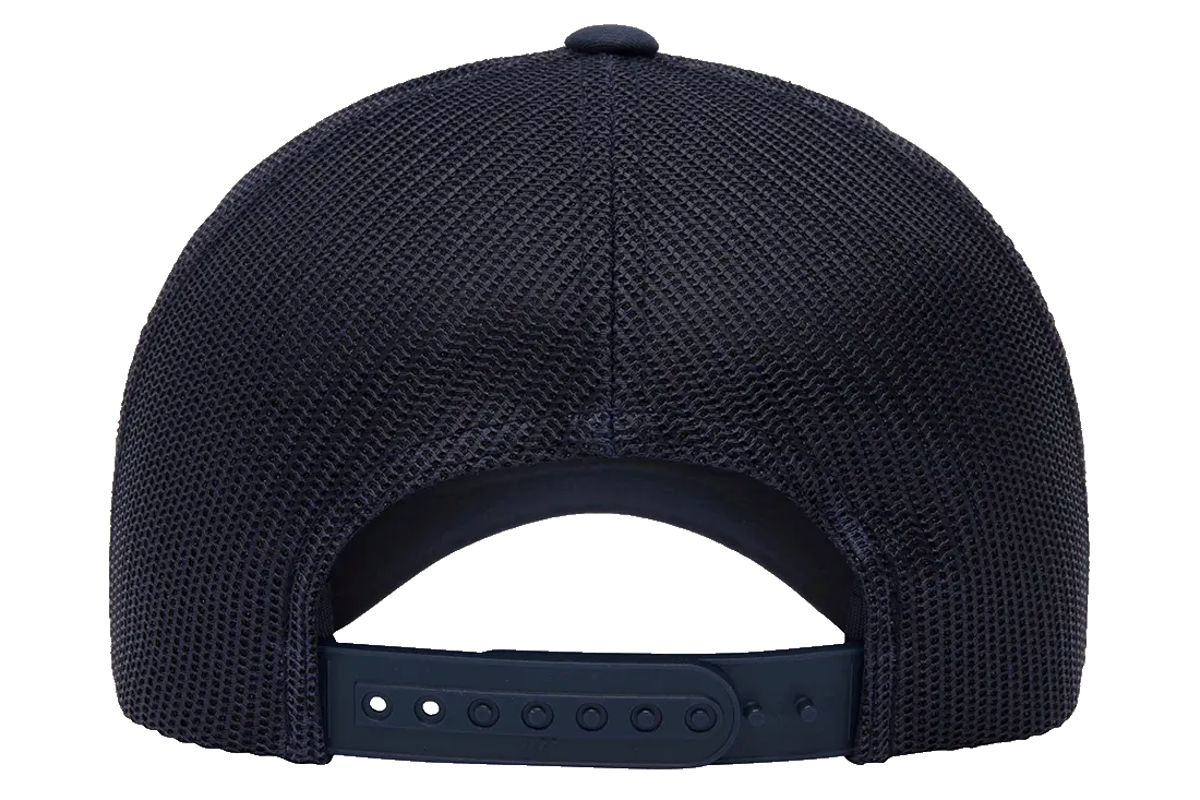 YP Classics Low Profile Trucker Cap Flex Fit House 6601-BK-ONE