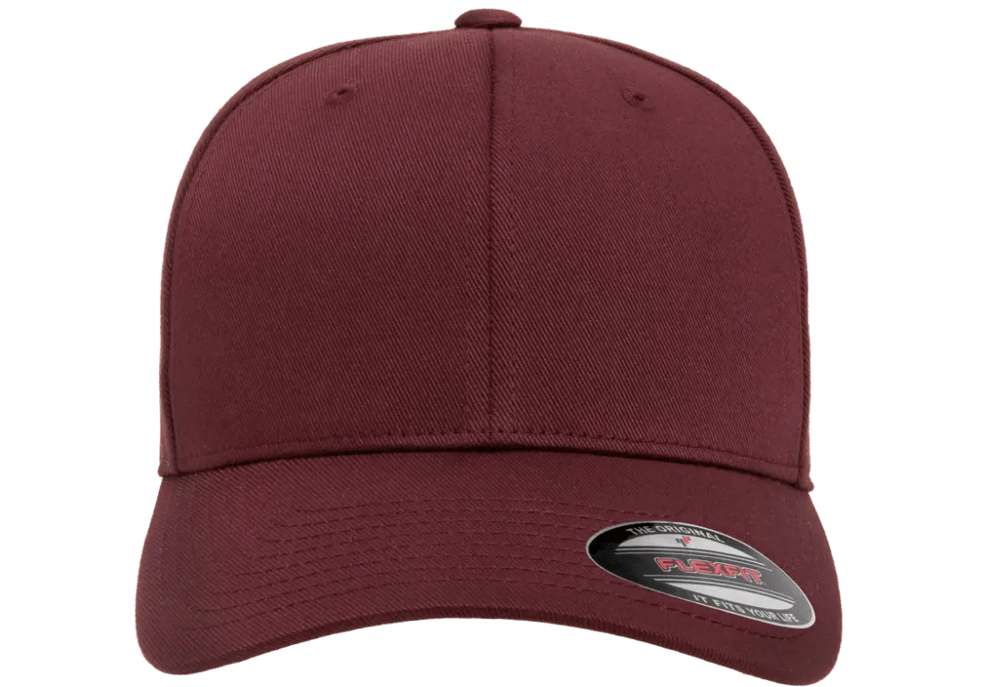 Flexfit Wooly Combed 6-Panel Fitted Baseball Cap