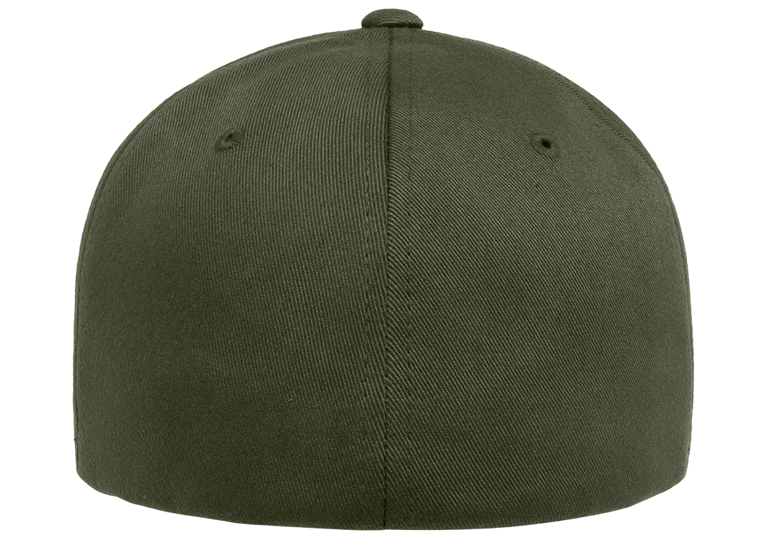 Flexfit Wooly Combed 6-Panel Fitted Baseball Cap