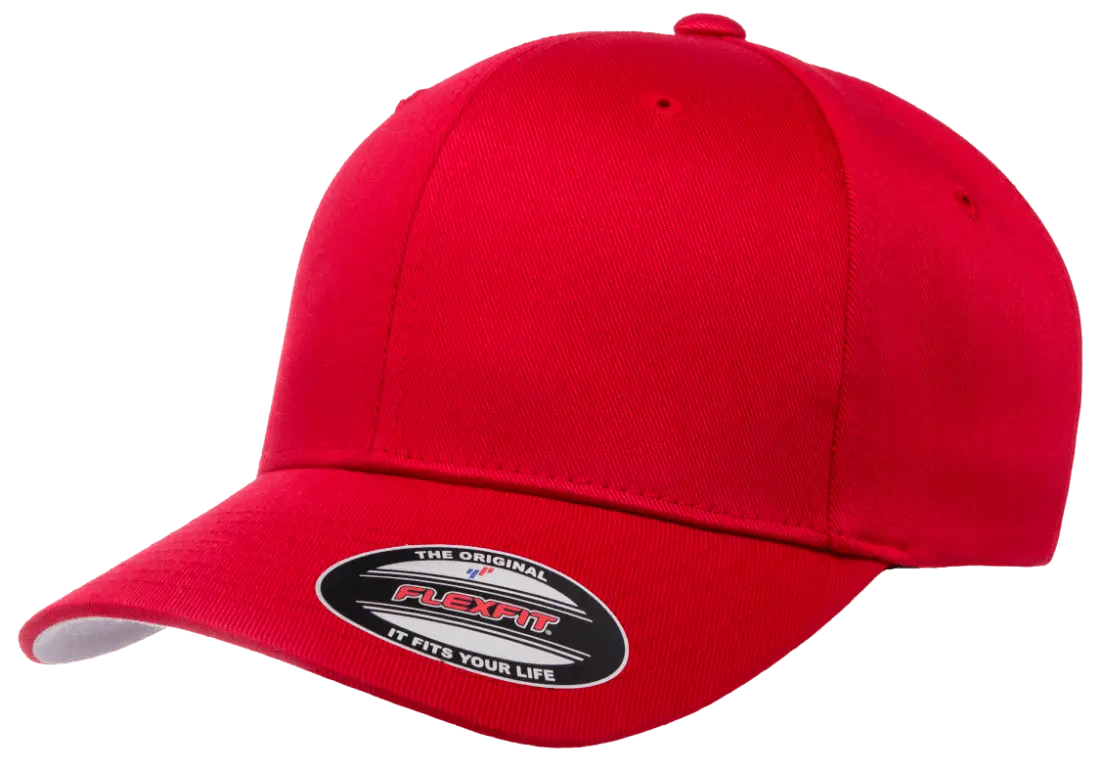 Flexfit Wooly Combed 6-Panel Fitted Baseball Cap