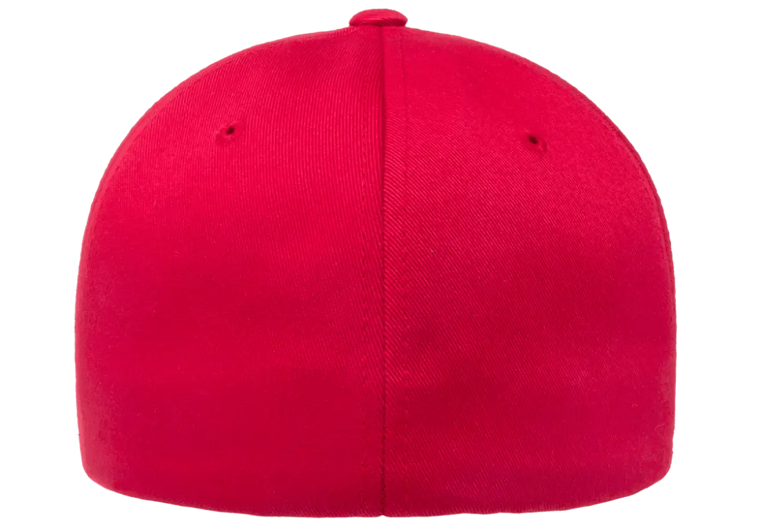Flexfit Wooly Combed 6-Panel Fitted Baseball Cap