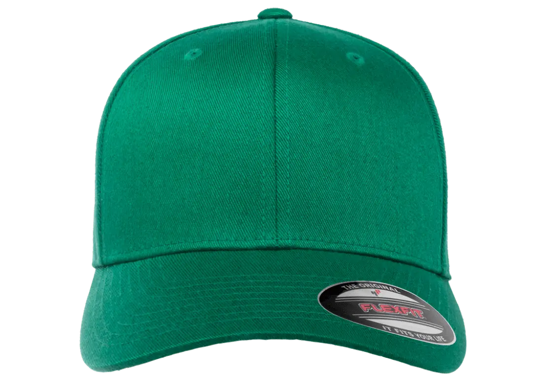 Flexfit Wooly Combed 6-Panel Fitted Baseball Cap
