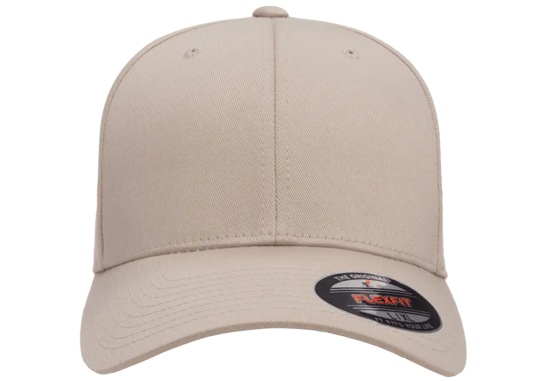 Flexfit Wooly Combed 6-Panel Fitted Baseball Cap
