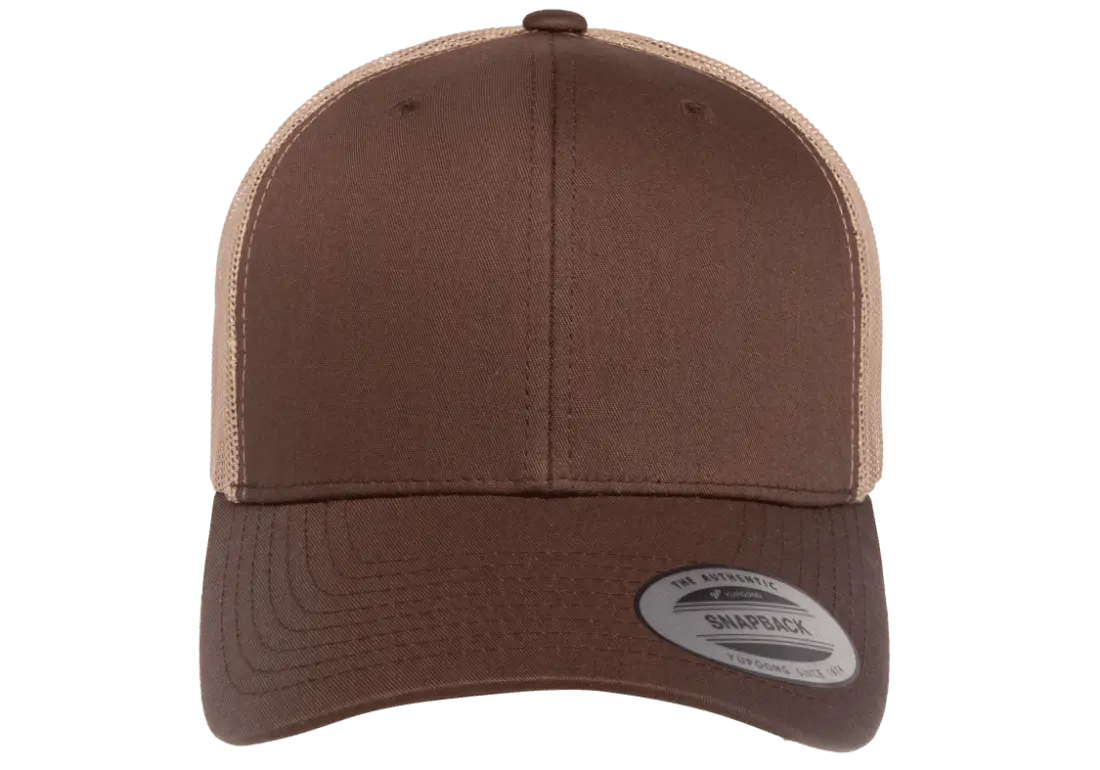YP Classics Retro Trucker Cap 2-Tone Snapback