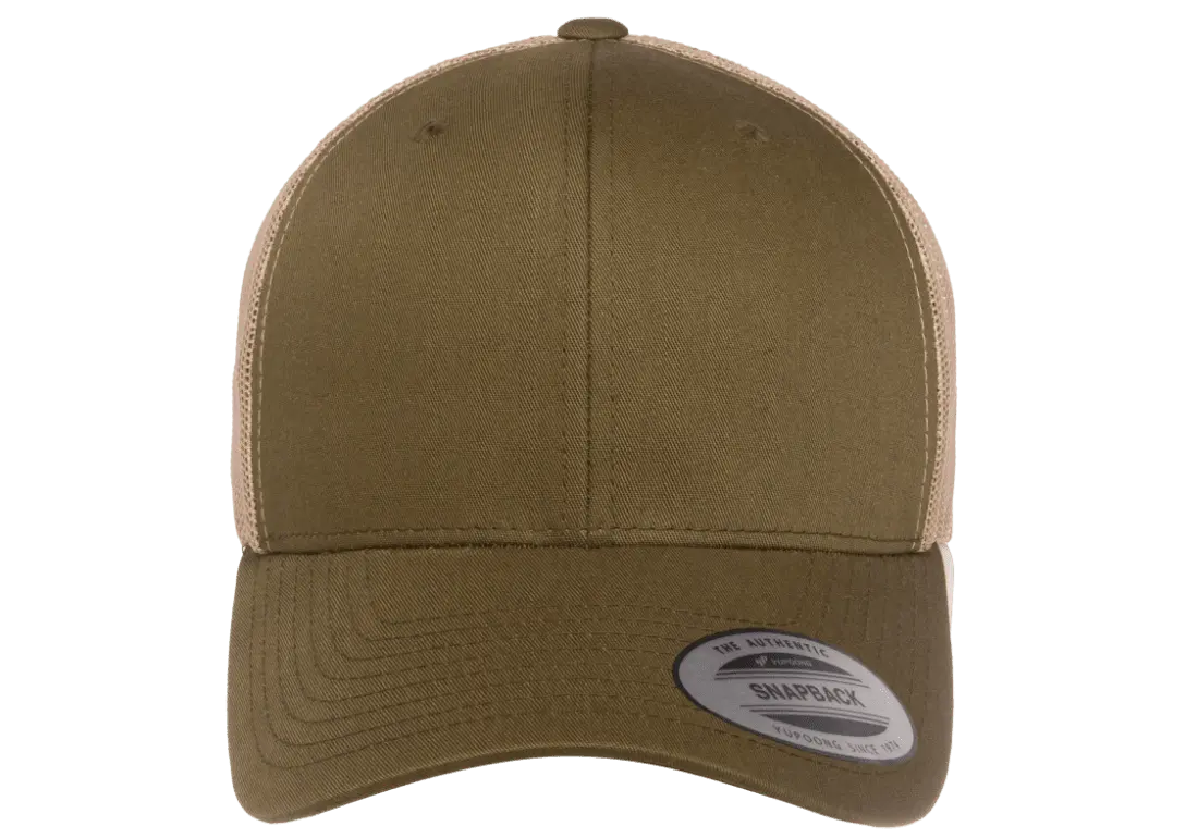 YP Classics Retro Trucker Cap 2-Tone Snapback