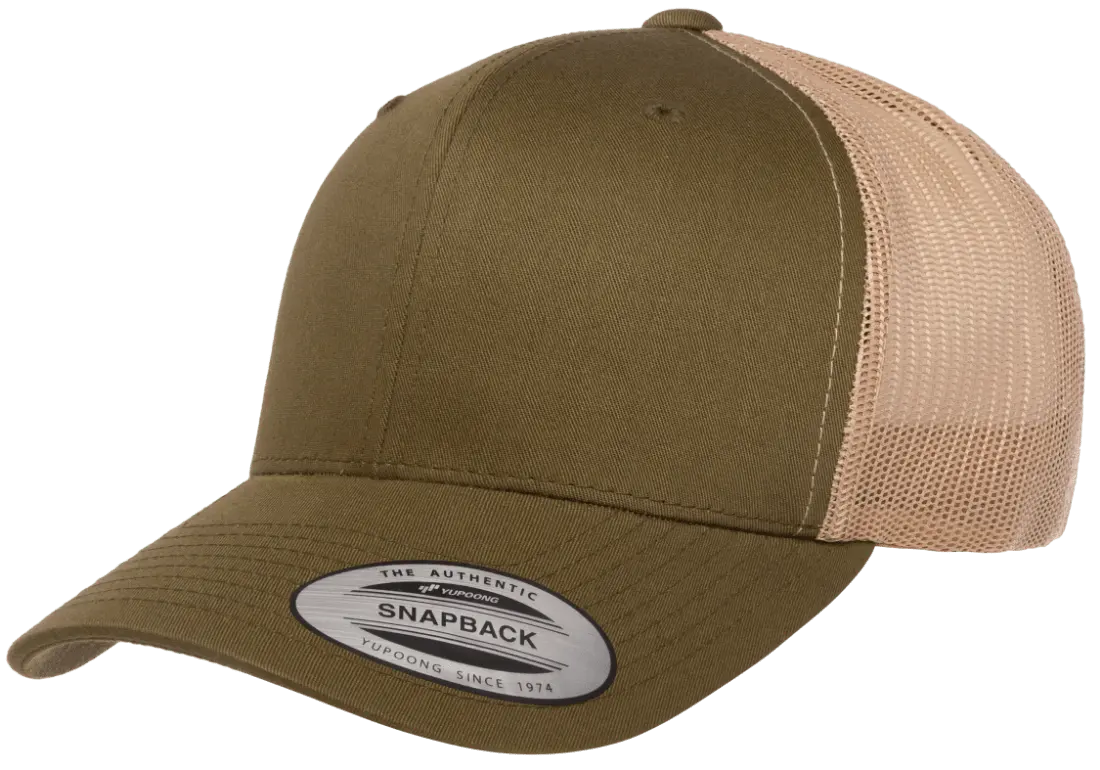 YP Classics Retro Trucker Cap 2-Tone Snapback