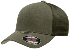 Flexfit Unipanel Trucker Mesh Cap, Fused Front, Stretch Fit