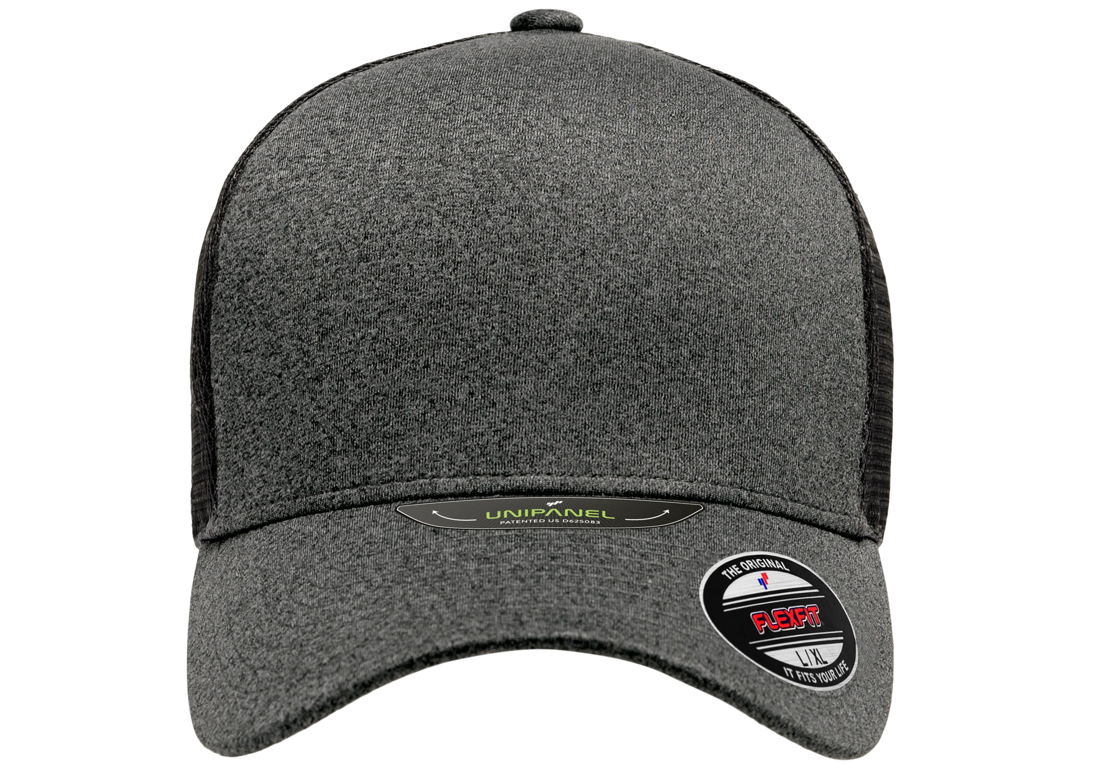 Flexfit Unipanel Trucker Mesh Cap, Fused Front, Stretch Fit
