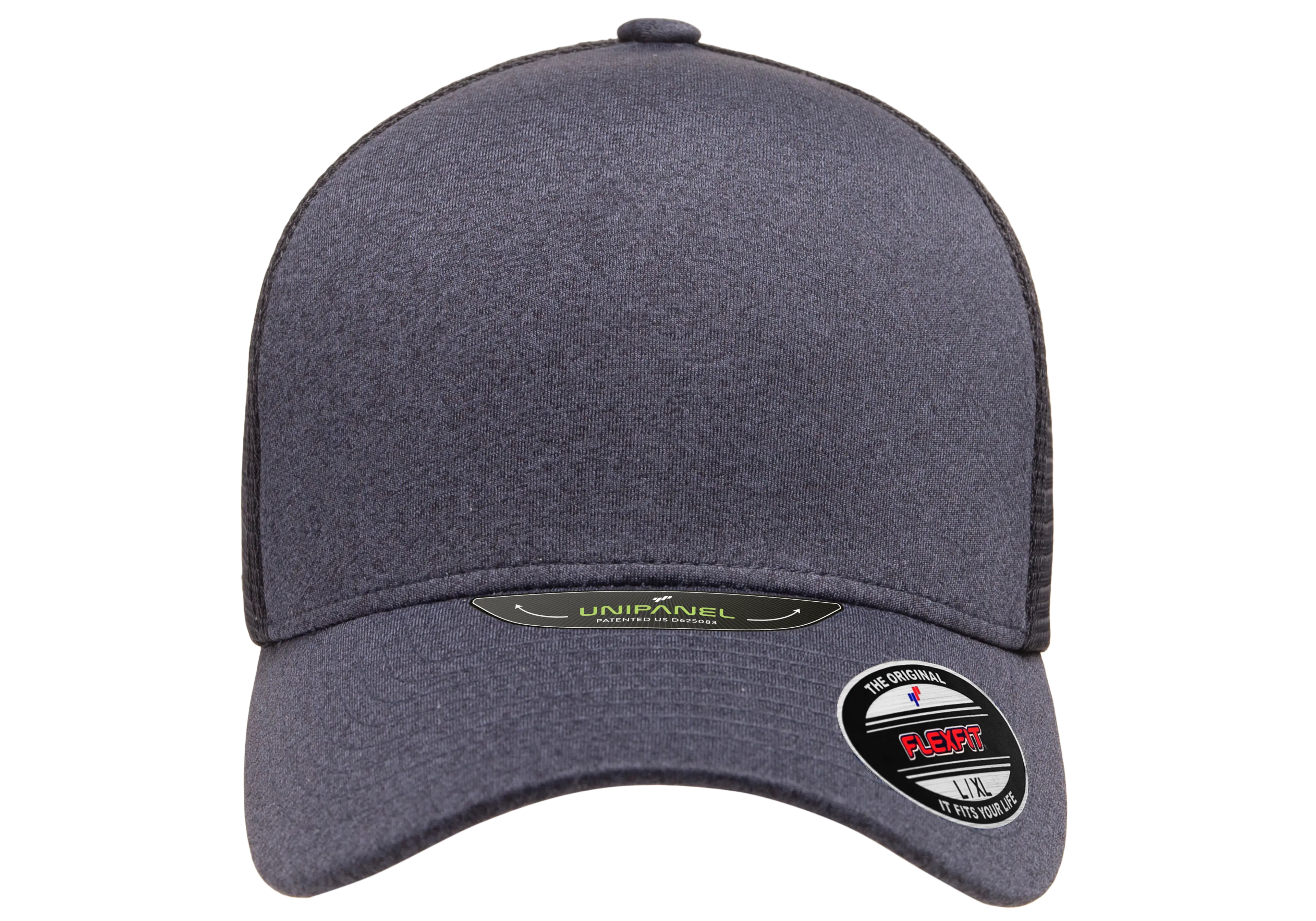 Flexfit Unipanel Trucker Mesh Cap, Fused Front, Stretch Fit