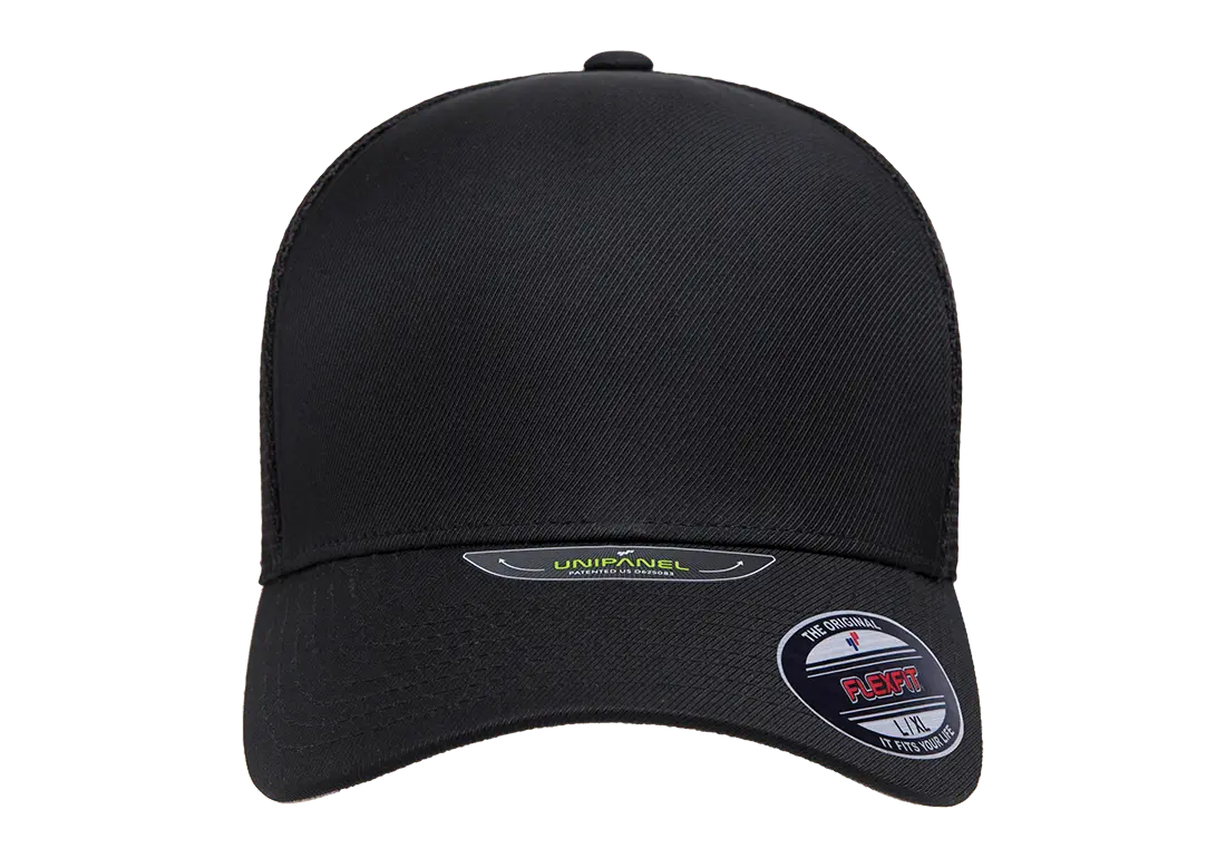Flexfit Unipanel Trucker Mesh Cap, Fused Front, Stretch Fit