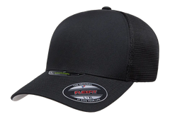 Flexfit Unipanel Trucker Mesh Cap, Fused Front, Stretch Fit