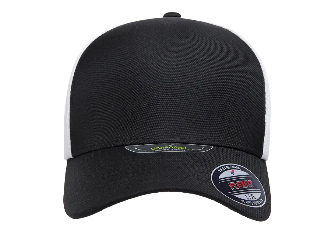 Flexfit Unipanel Trucker Mesh Cap, Fused Front, Stretch Fit