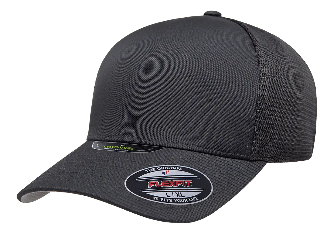 Flexfit Unipanel Trucker Mesh Cap, Fused Front, Stretch Fit