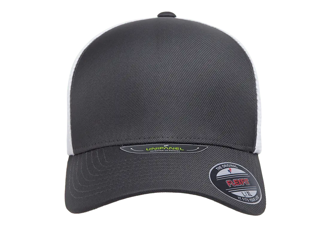 Flexfit Unipanel Trucker Mesh Cap, Fused Front, Stretch Fit
