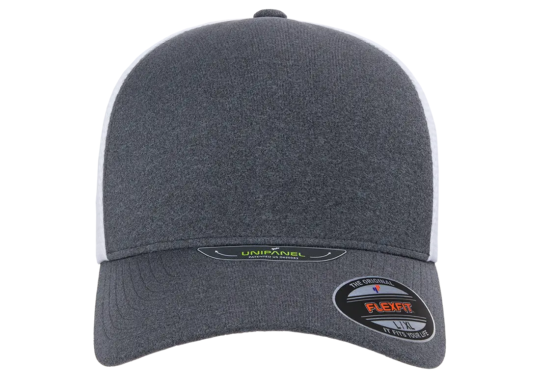 Flexfit Unipanel Trucker Mesh Cap, Fused Front, Stretch Fit