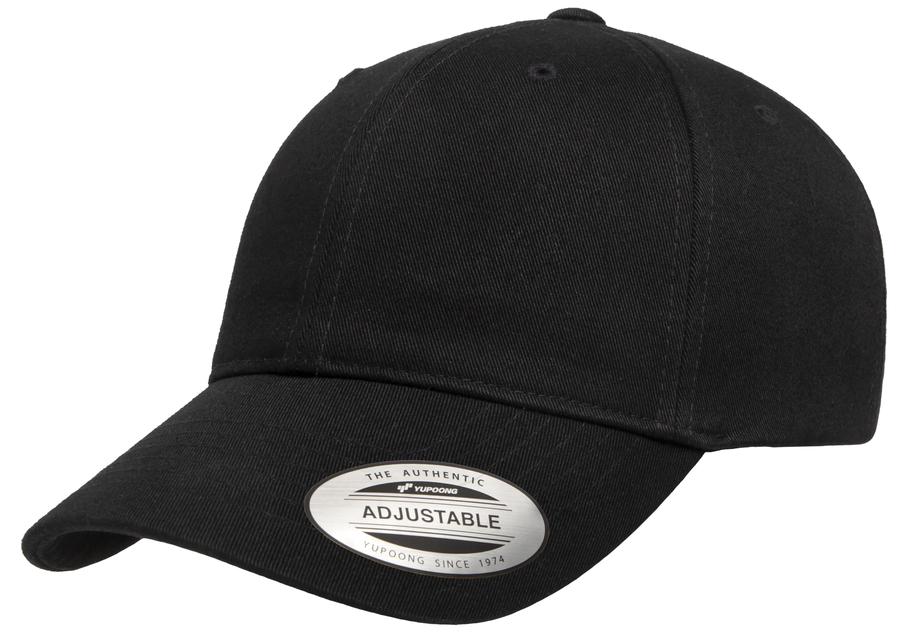 YP Classics Ecowash Dad Cap - Black