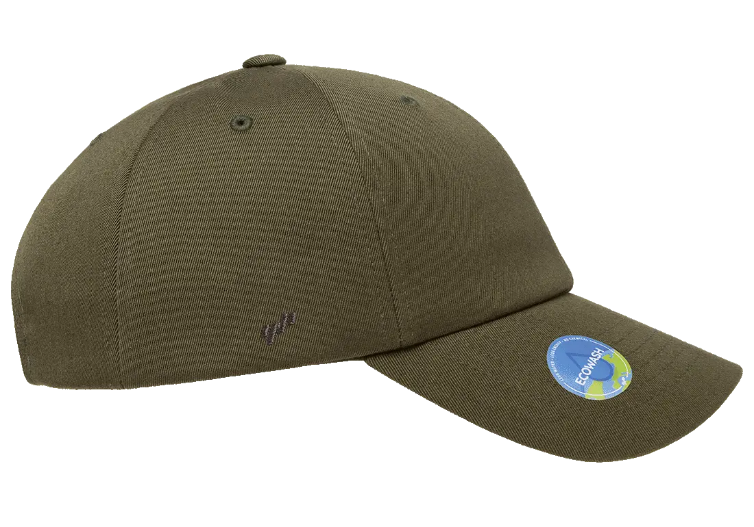 YP Classics Ecowash Dad Cap - Black