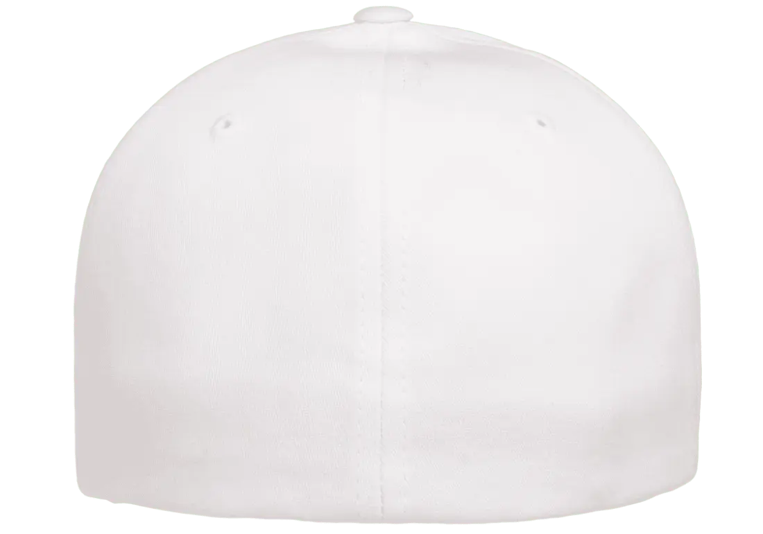 Flexfit Cotton Twill Cap, 6-Panel Structured Fitted Hat