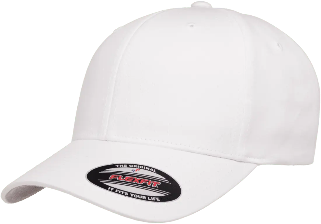 Flexfit Cotton Twill Cap, 6-Panel Structured Fitted Hat