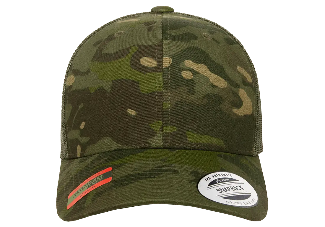 YP Classics Multicam Retro Trucker Cap