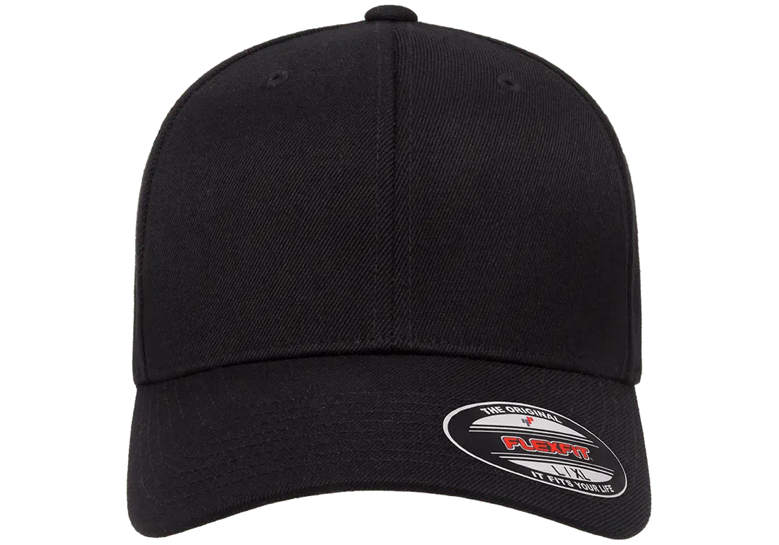 Flexfit Premium Wool Blend Fitted Cap | 6477-BK-SM
