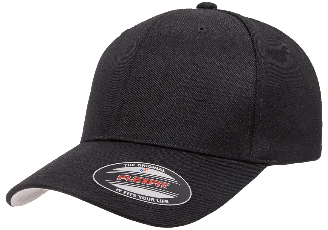 Flexfit Premium Wool Blend Fitted Cap | 6477-BK-SM