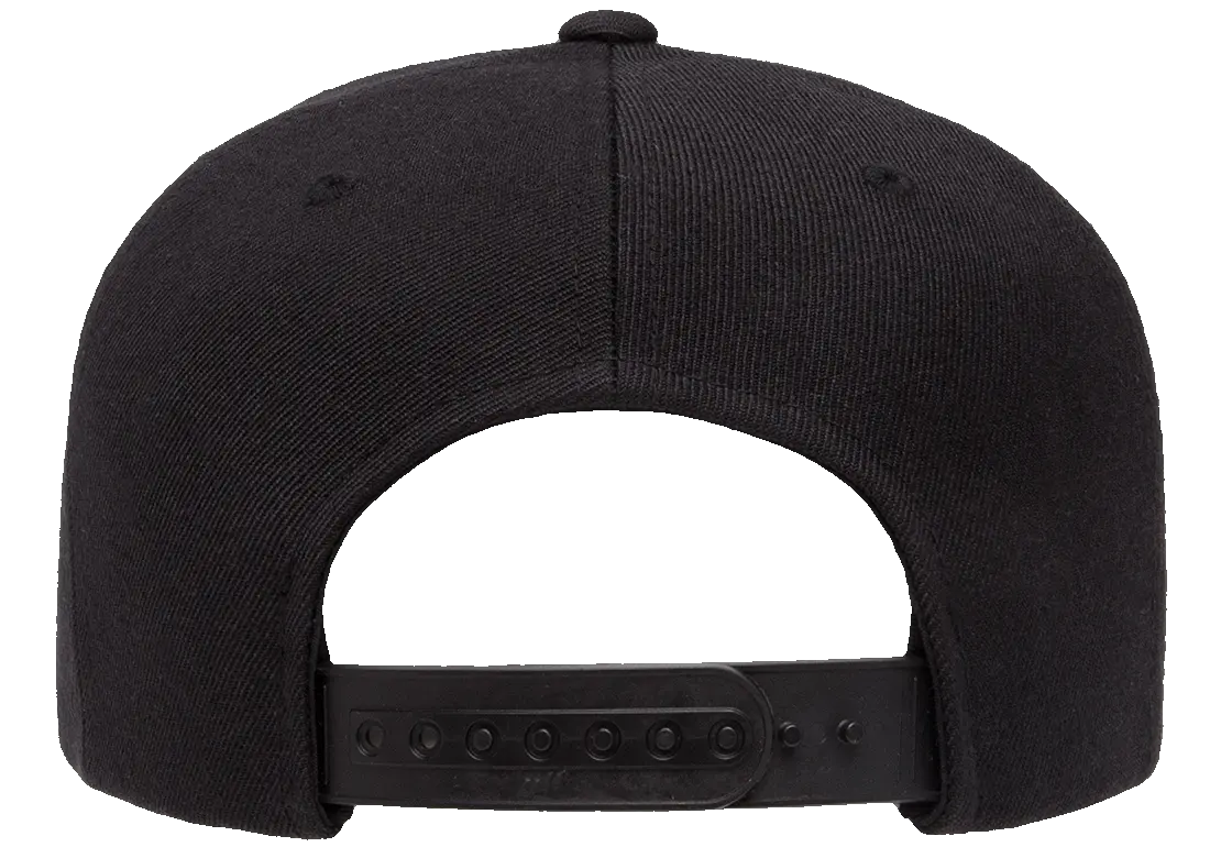 YP Classics Premium 5-Panel Snapback Cap Wool Blend
