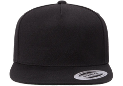 YP Classics Premium 5-Panel Snapback Cap Wool Blend