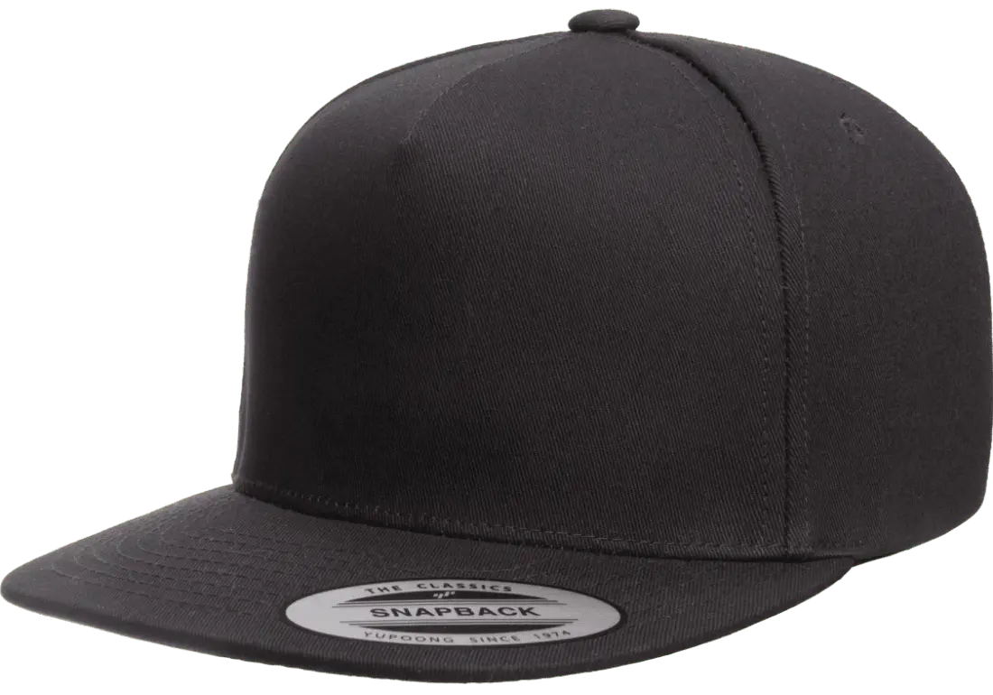 YP Classics 5-Panel Cotton Twill Snapback Cap