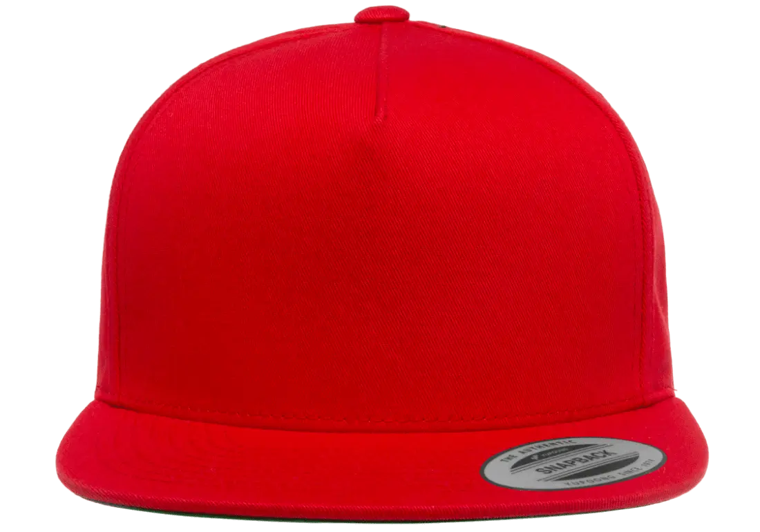 YP Classics 5-Panel Cotton Twill Snapback Cap