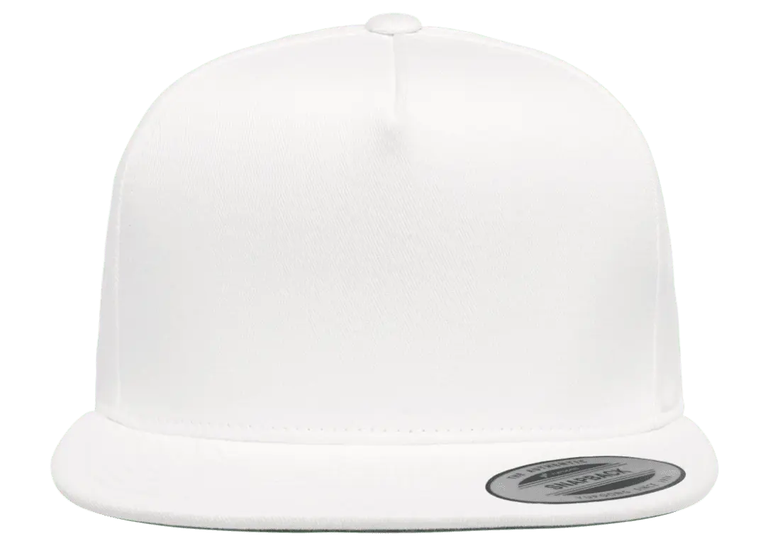 YP Classics 5-Panel Cotton Twill Snapback Cap