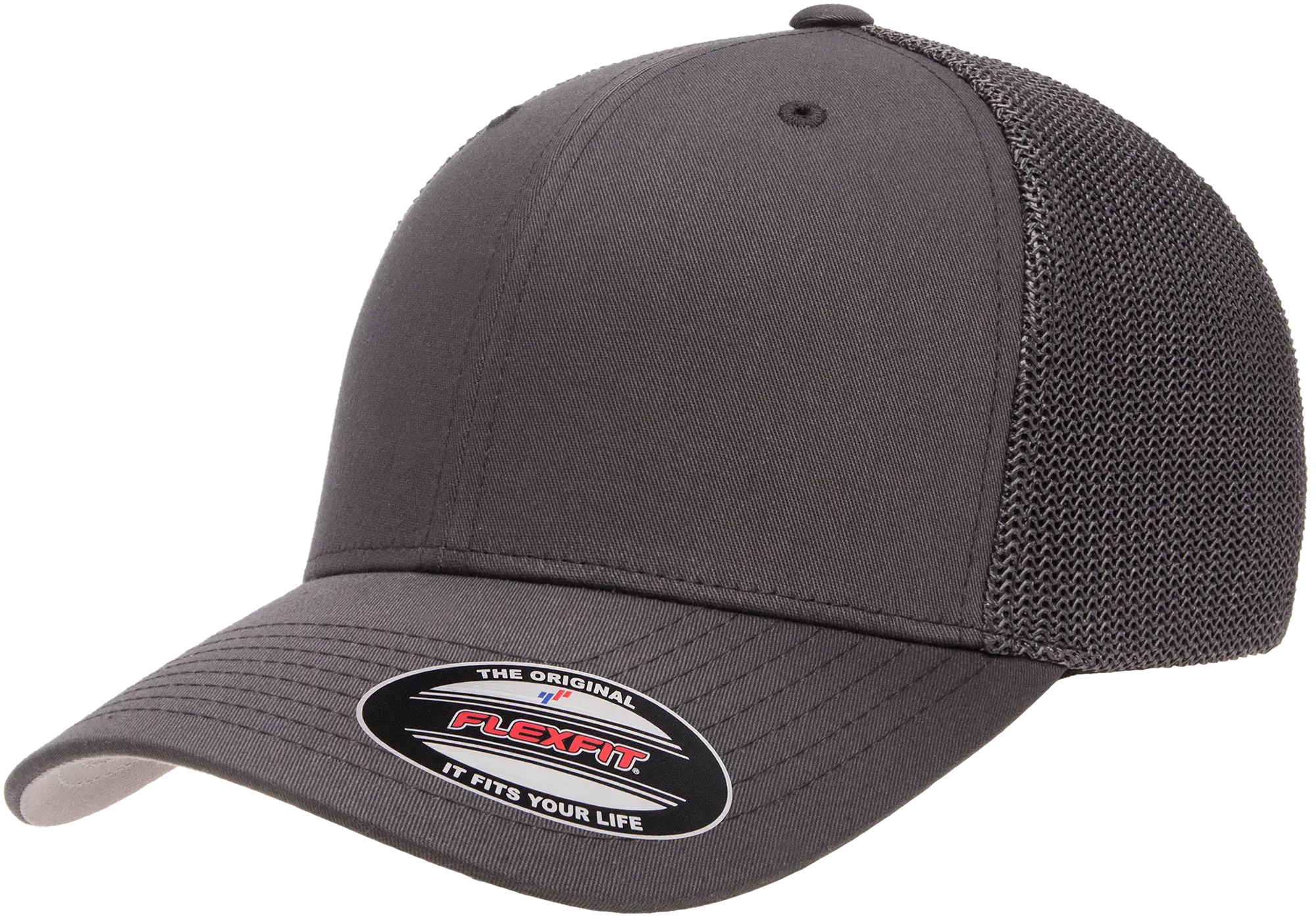 Flexfit Trucker Mesh Cap, Structured, Stretch-Fit