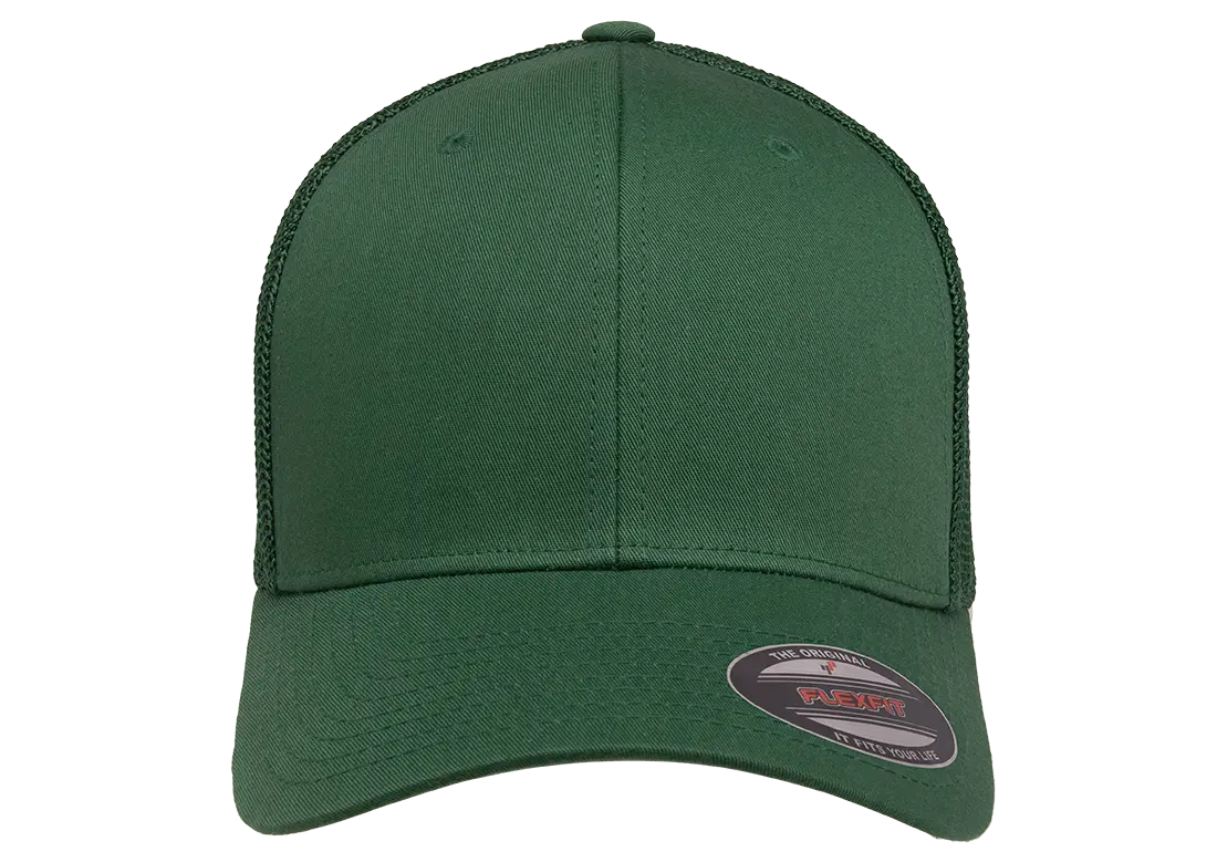 Flexfit Trucker Mesh Cap, Structured, Stretch-Fit