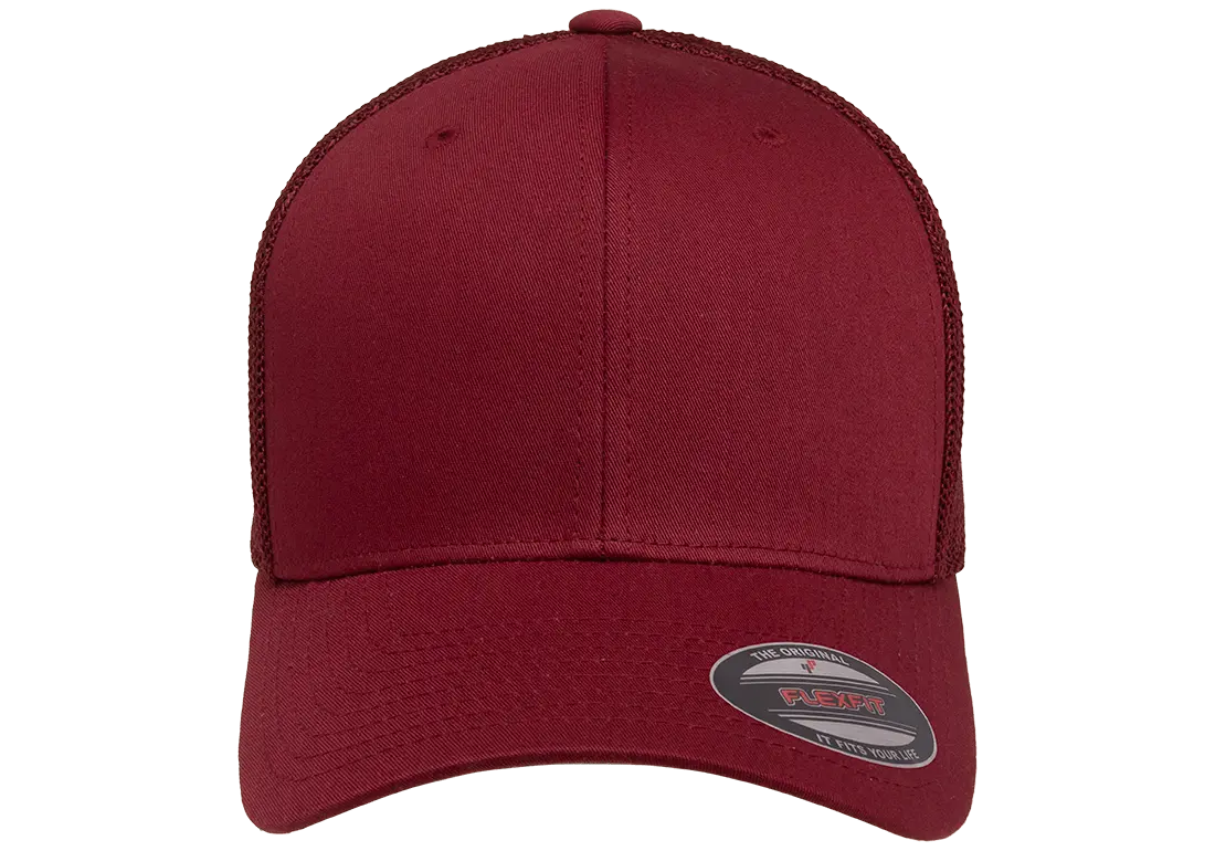 Flexfit Trucker Mesh Cap, Structured, Stretch-Fit