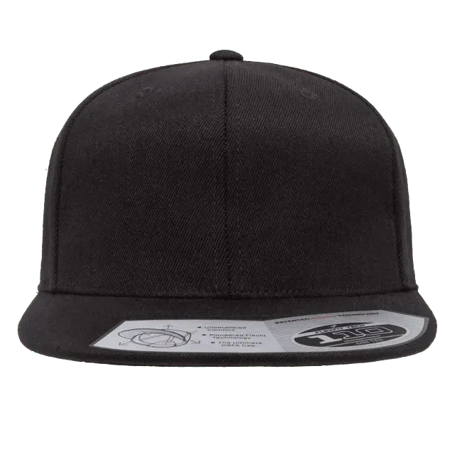 Flexfit 110 Premium Snapback Cap | 110F-BK-ONE