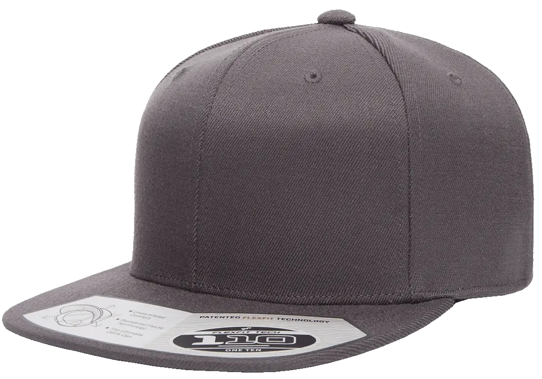 Flexfit 110 Premium Snapback Cap | 110F-BK-ONE