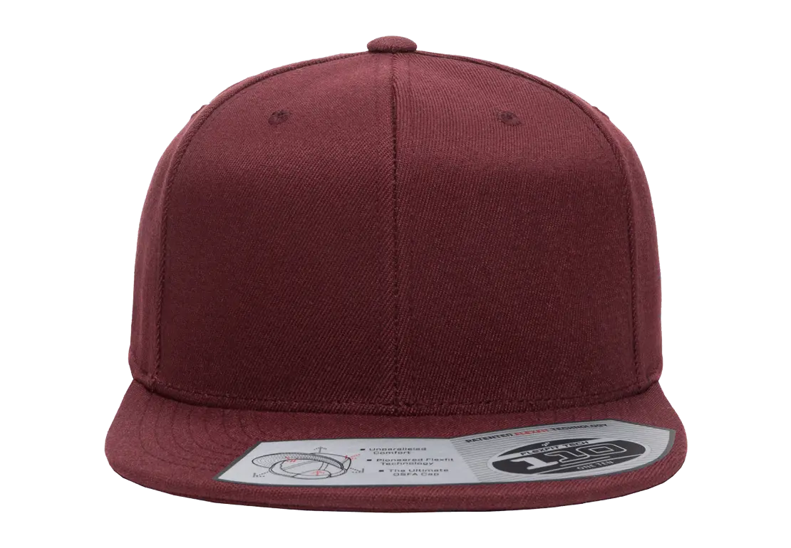 Flexfit 110 Premium Snapback Cap | 110F-BK-ONE