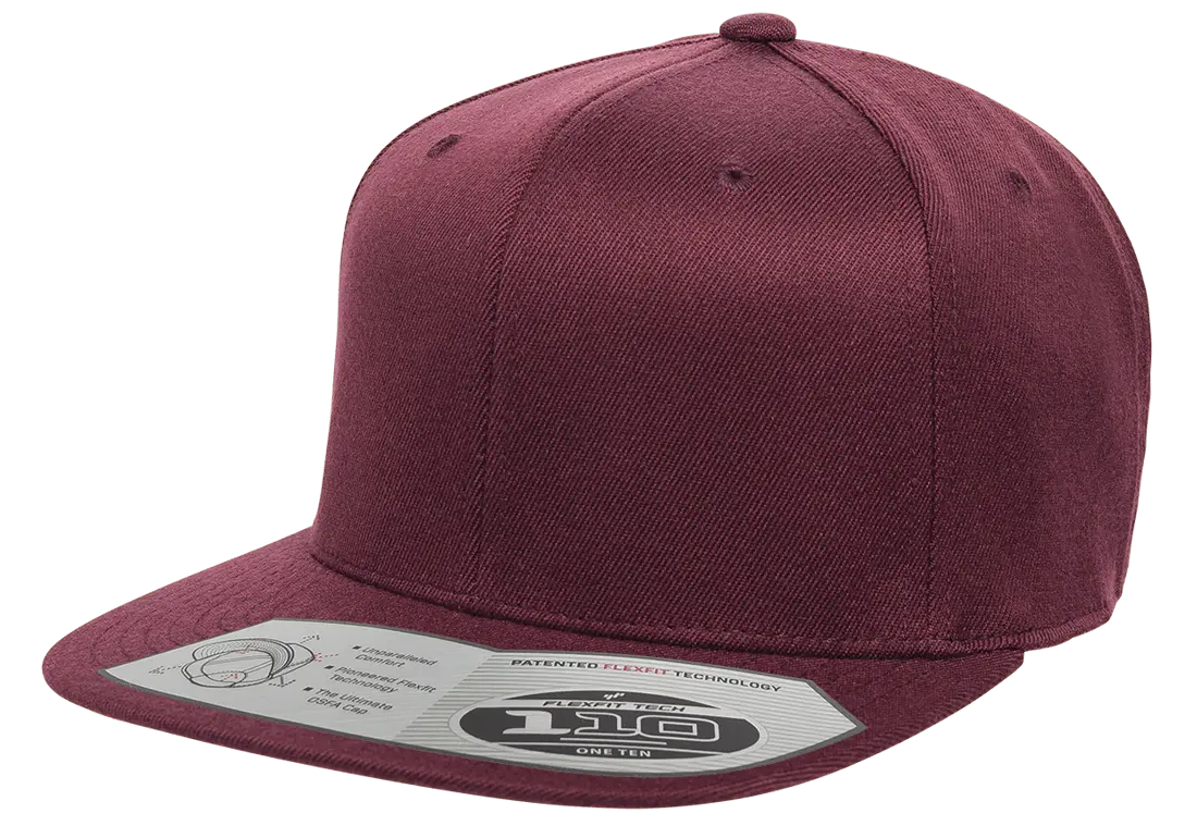 Flexfit 110 Premium Snapback Cap | 110F-BK-ONE