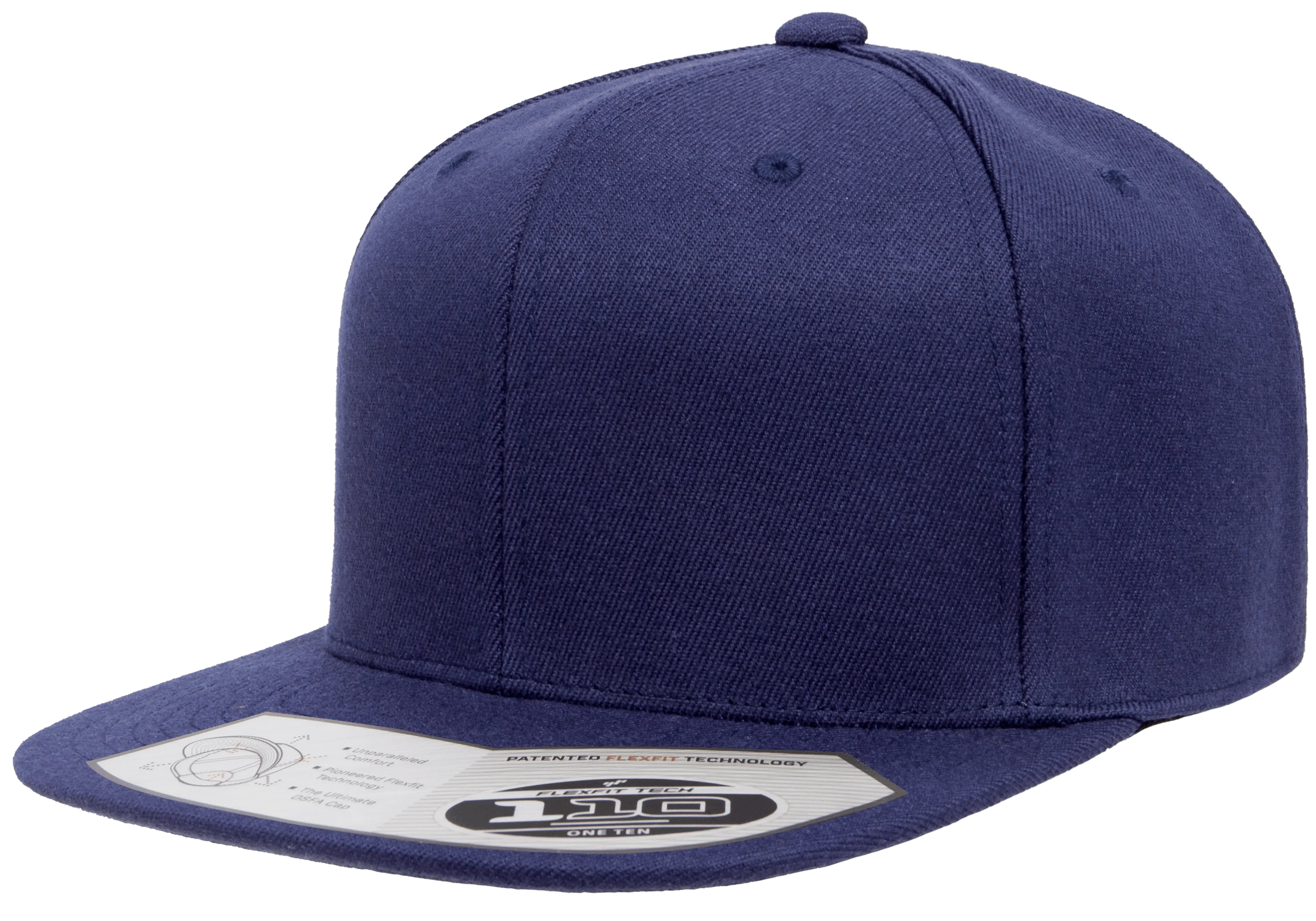 Flexfit 110 Premium Snapback Cap | 110F-BK-ONE