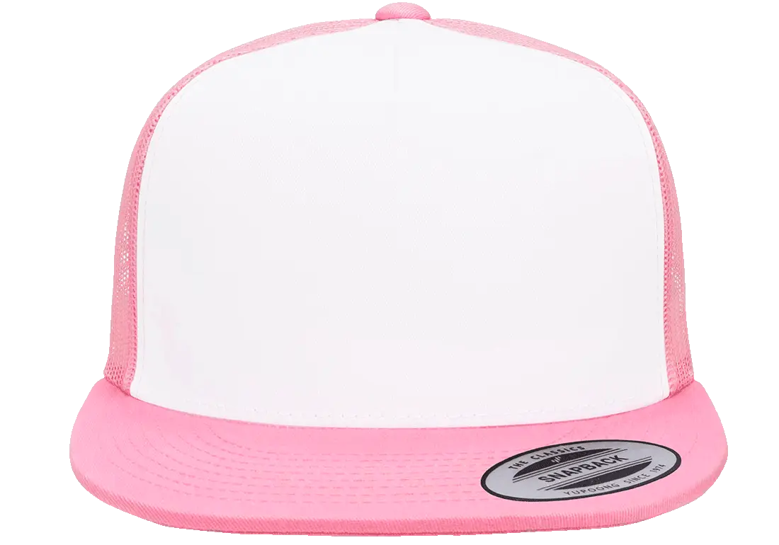 YP Classics Classic Trucker Cap - White Front Panel