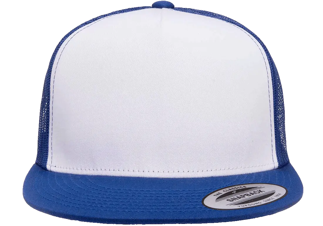 YP Classics Classic Trucker Cap - White Front Panel