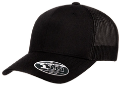 Flexfit 110 Recycled Mesh Cap, Black | 110R-BK-ONE