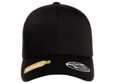 Flexfit 110 Recycled Mesh Cap, Black | 110R-BK-ONE