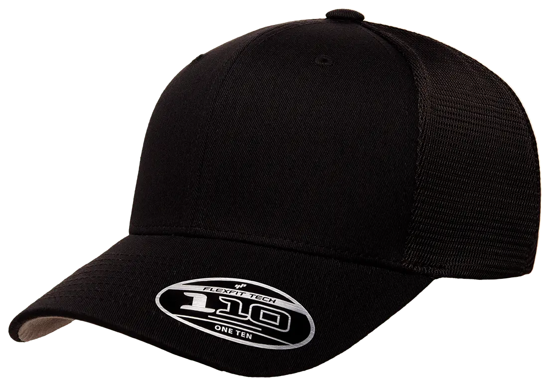 Flexfit 110 Mesh Cap | 110M-BK-ONE