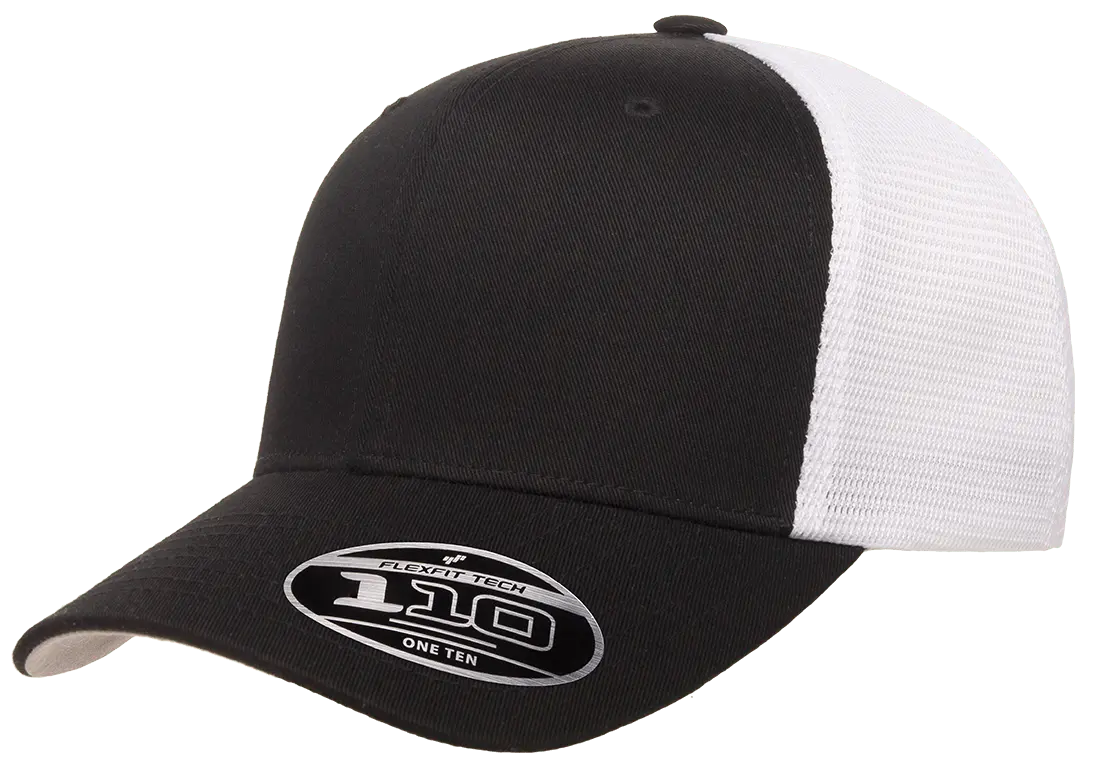 Flexfit 110 Mesh Cap, 2-Tone, Adjustable Snapback, Trucker Hat