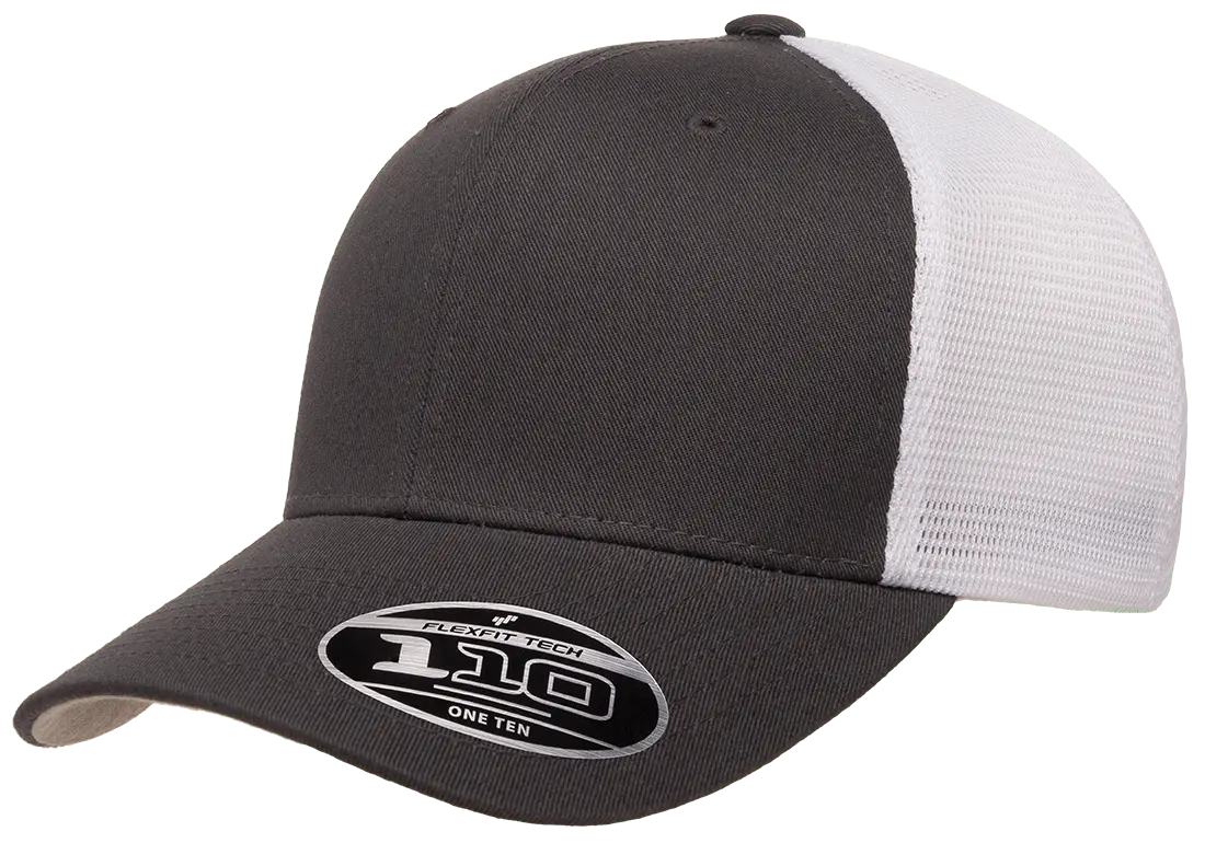 Flexfit 110 Mesh Cap, 2-Tone, Adjustable Snapback, Trucker Hat