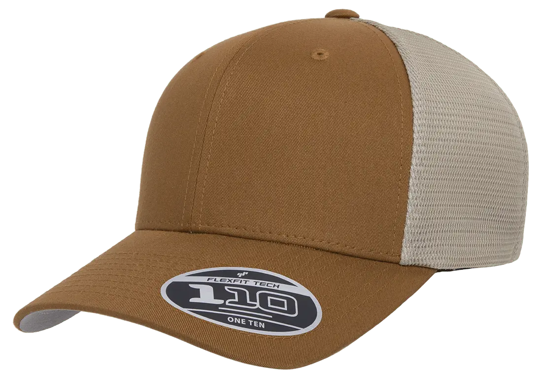 Flexfit 110 Mesh Cap, 2-Tone, Adjustable Snapback, Trucker Hat