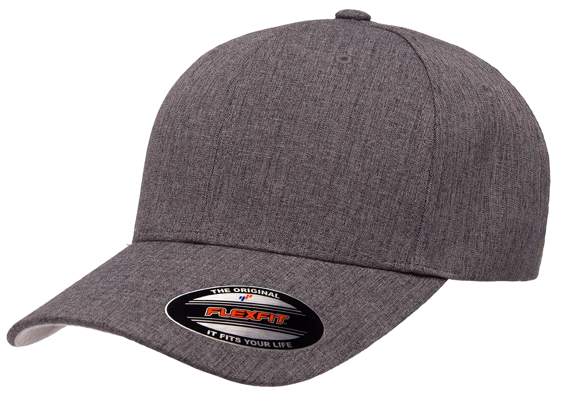 Flexfit HeatherLight Cap, Stretch Fitted, Melange